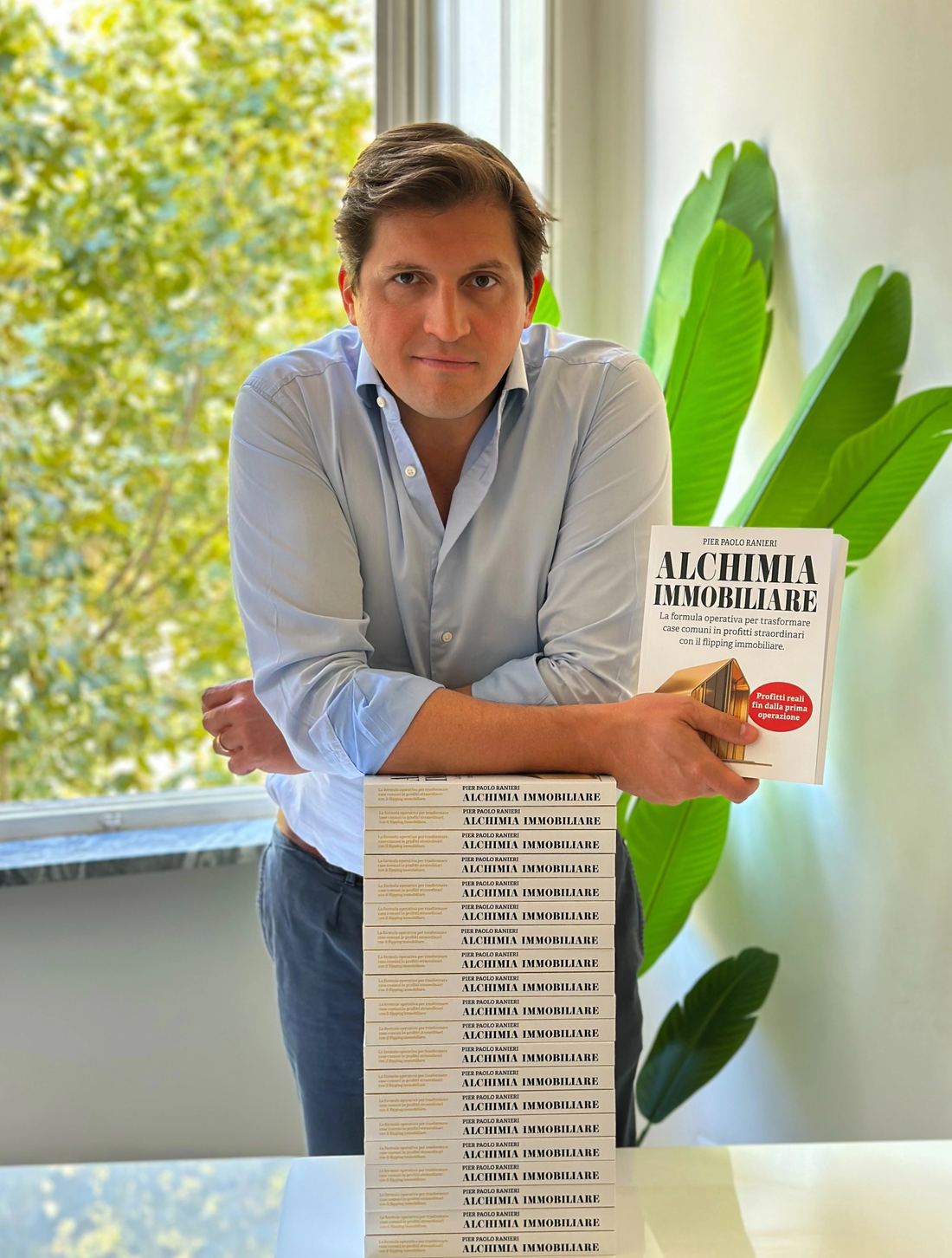 Pier Paolo Ranieri con il libro Alchimia Immobiliare