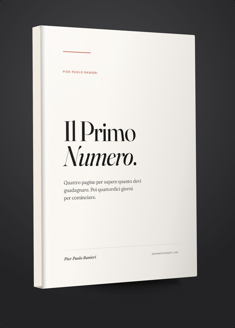 Il Primo Numero — copertina