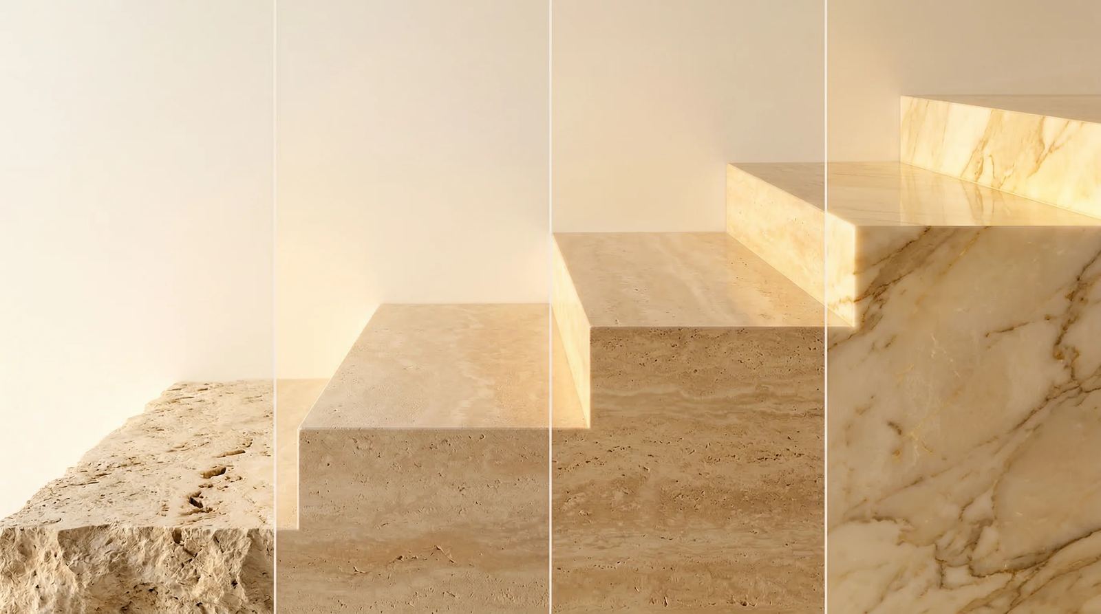 Blocchi di travertino